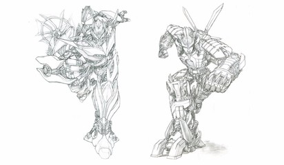 這么炫酷的變形金剛,竟然是拿彩鉛畫的_動(dòng)漫_網(wǎng)